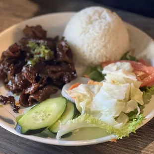 22. Charbroiled Beef with Rice