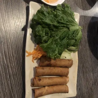 E. Egg Rolls Serve with Lettuce 4 Rolls