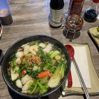 8. Seafood Rice Noodle Soup
