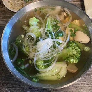 11. Vegetarian Rice Noodle Soup