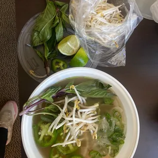 12. Plain Rice Noodle Soup
