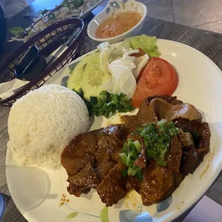22. Charbroiled Beef with Rice