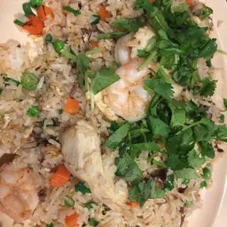 53. Combination Fried Rice, Beef Chicken and Shrimp