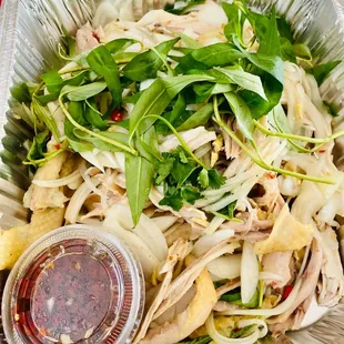 Chicken salad (goi ga)- part of the combo package