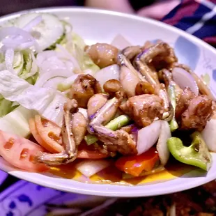 Ếch chiên nước mắm LV Restaurant &amp; lounge