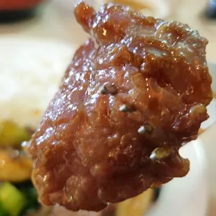 Mongolian beef lunch special