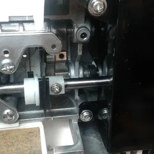 After: cleaned, Lubricated &amp; adjusted. Ready to sew ;)