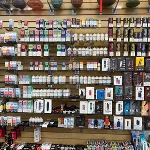 Vape juice. Good selection.