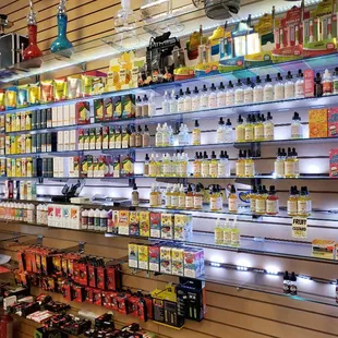 Vape juice selection