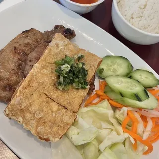 CD13. Pork Chop with Shrimp Cake Rice Plate