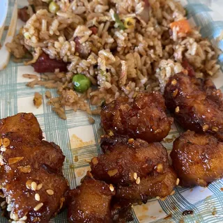 SF84. Sesame Chicken Stir Fry
