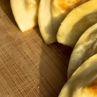 a wooden cutting board