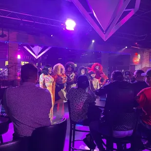 Dance floor during a show