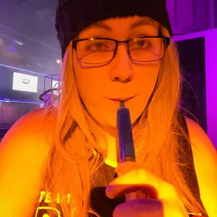 Taking a Jell-O shot