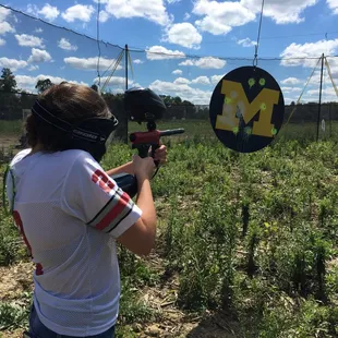 LVL up has hilarious targets in their shooting range