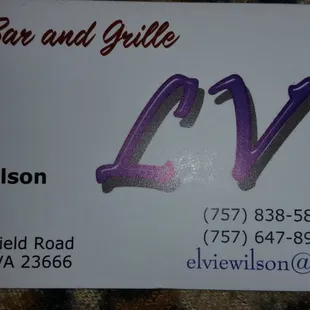 the name of the restaurant