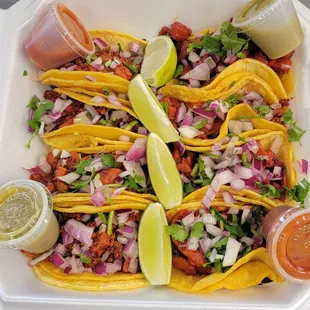 Pork Al pastor tacos, Salsas #LVTACO