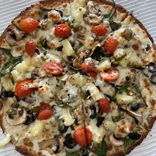 create your own cauliflower pizza
