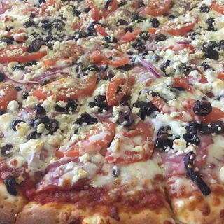 Greek pizza