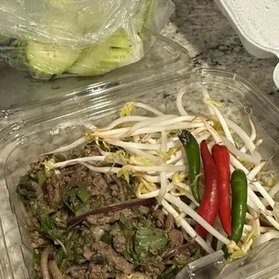 Beef Larb Salad