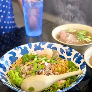 Phnom Penh with soup and bone on the side