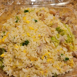 Salted Fish Chicken Fried Rice,  takeout
