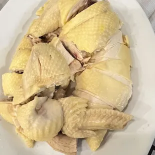 Cantonese white-cut chicken