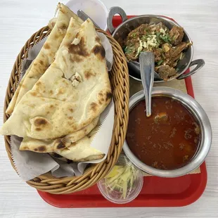 Bihari was super rich in taste!!!   Mutton Karahi was okay and Naan need improvement.