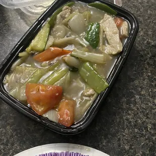 Chicken with mixed vegetables