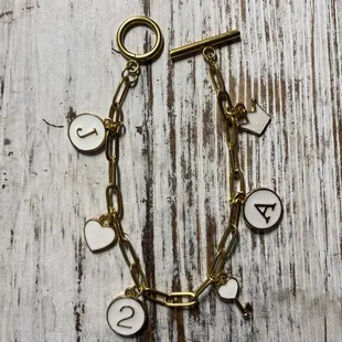 Bring your love with you anywhere by creating a piece with his / her name!