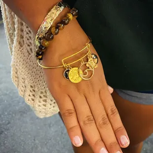 Simple elegance with personality for stacking!