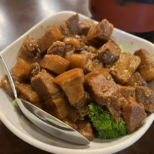 Chinese Menu- Braised pork belly