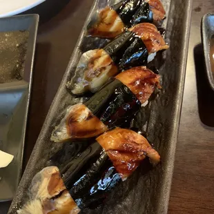 Order of unagi nigiri