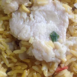 What is this!? It didn't taste or look like chicken to me.