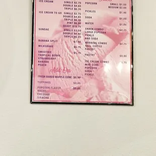 Menu Board