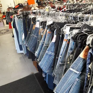 Levis,  seven, and  true religion jeans