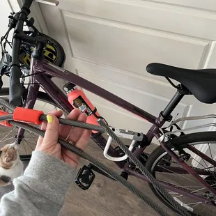 Cut bike chain in the "secure" garage I pay $75 a month for!!!! Not secure at all!!!