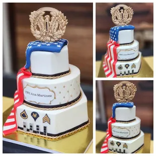 Congratulations Ana Martinez!! Our Team is Honored to Create This Cake for Your Ceremony. Congratulations Ana!!