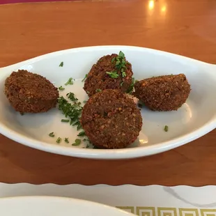 Falafel from the Mediterranean Appetizer Combo