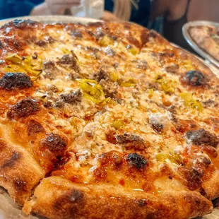 Sausage pizza