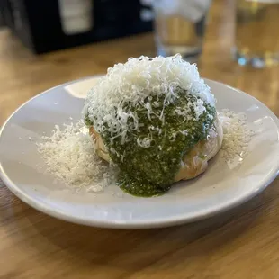 Mozzarella and Pesto Roll