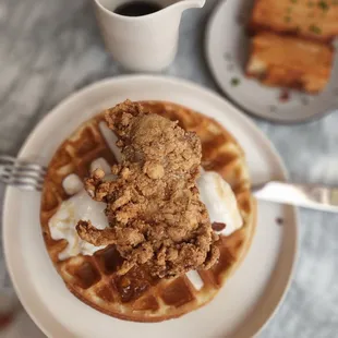Signature Fried Chicken and Waffle