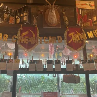 Bar tabs and jackalopes