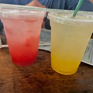Watermelon crush and orange crush-fresh fruit!!
