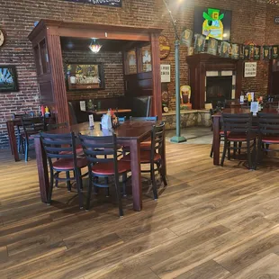 the interior of the restaurant