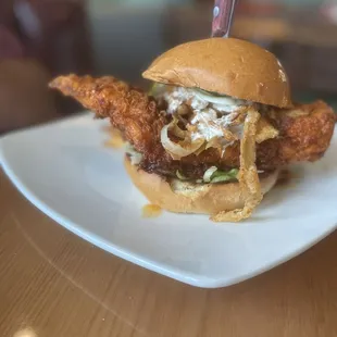 Firecracker chicken sandwich