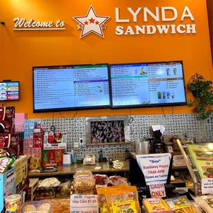 the front of the store