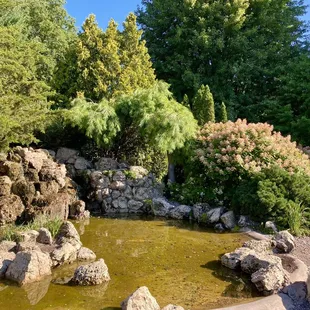 The Peace Garden waterfall