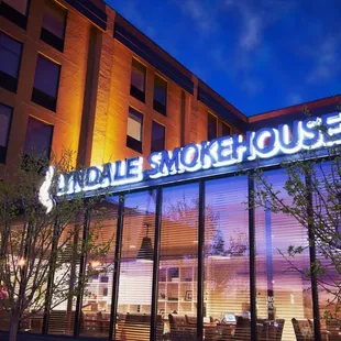 the outside of the building