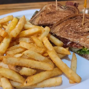  sandwich and french fries